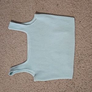 Turquoise crop top